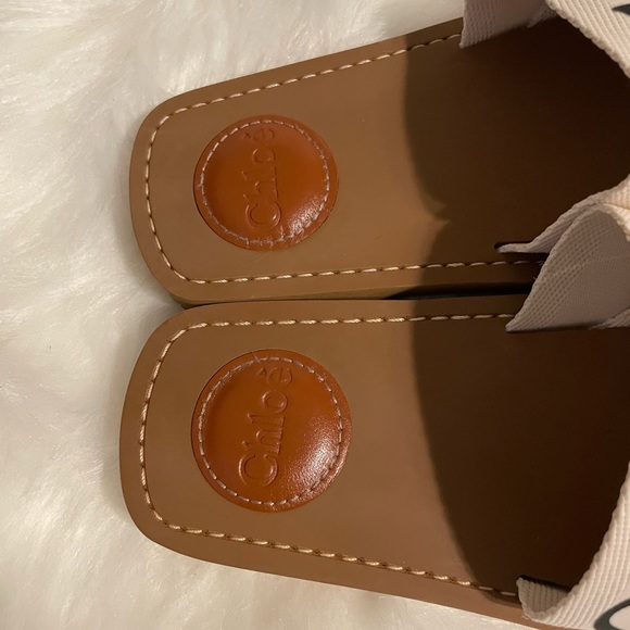 Chloé Woody Logo Slide Sandal - Picture 5 of 5